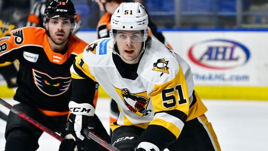 Hallander gains perspective through fatherhood taken at PPG Paints Arena (Penguins)